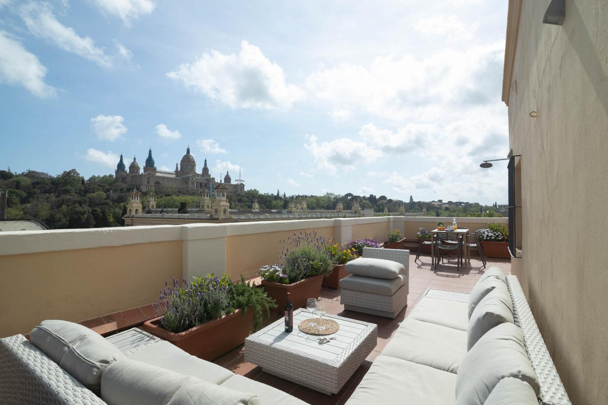 Riua - Private Terrace Penthouse Next To The Fair Barcelona Eksteriør billede